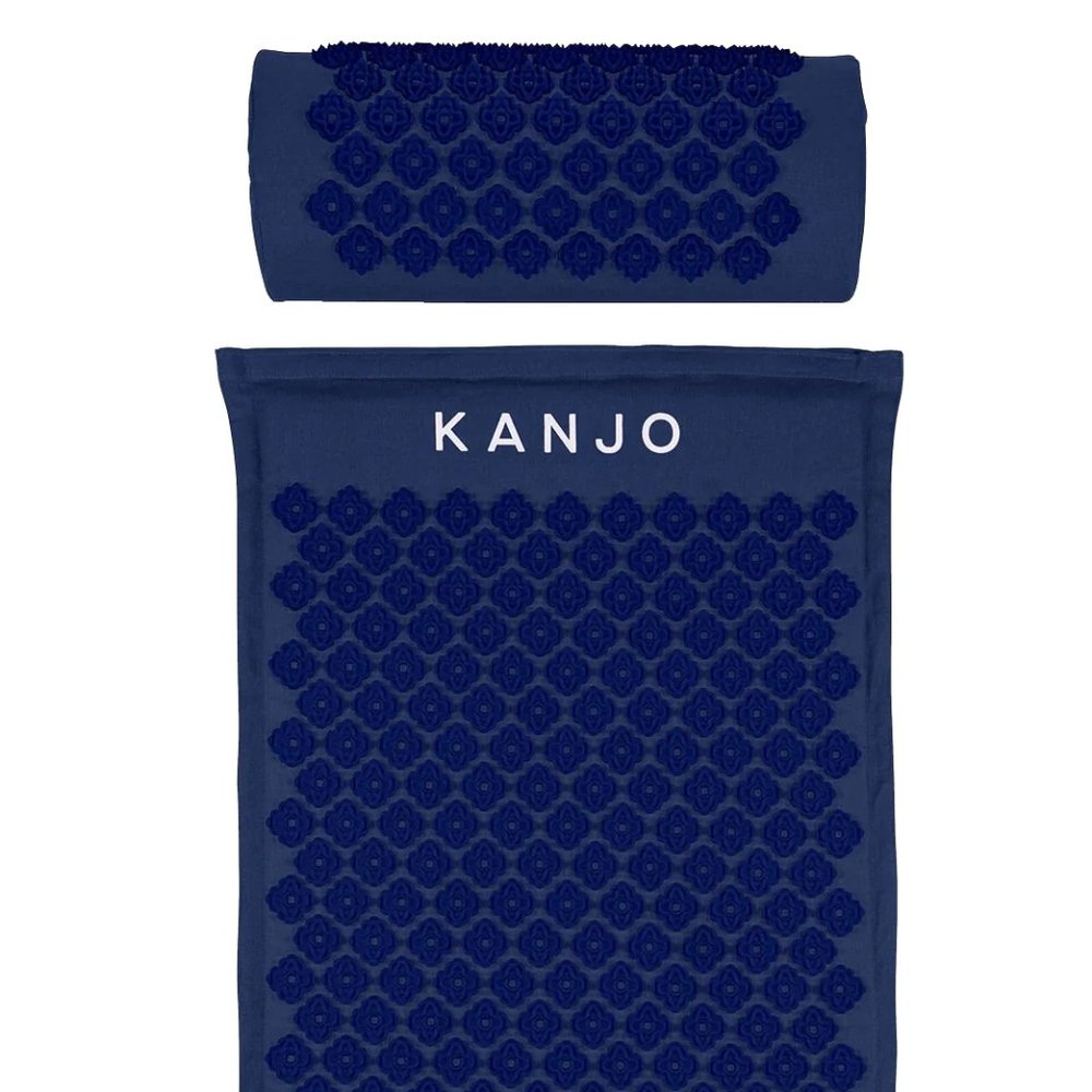 NWT Kanjo Memory Foam Acupressure Mat & Pillow, Pain Relief, Mat: 28" x 17" x 1"